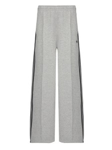 adidas Spodnie dresowe adicolor Spacer 3-Stripes JV7497 Zielony Wide Leg