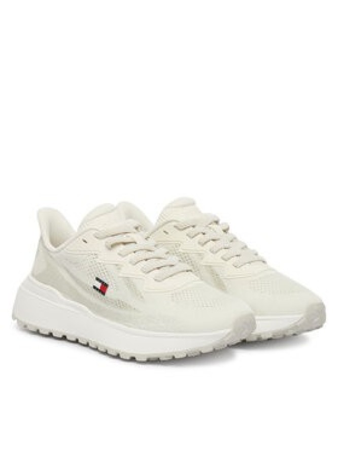 Tommy Jeans Sneakersy Tjw Sporty Knit Runner EN0EN02962 Biały
