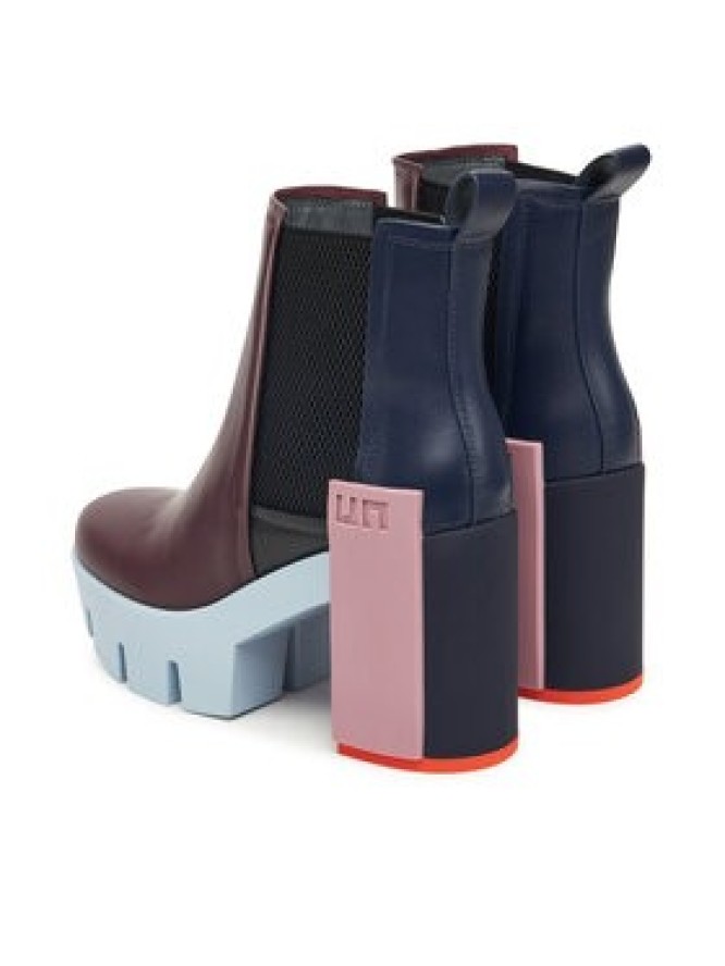 United Nude Botki Grip Chelsea Mid IV 1095992516 Bordowy
