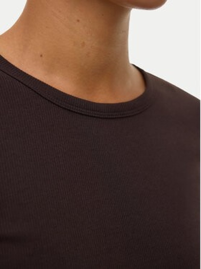 Vero Moda Top Chloe 10306897 Brązowy Slim Fit