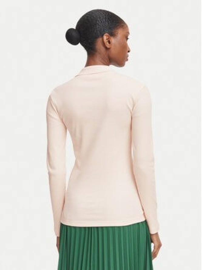 Lacoste Polo DF5281 Różowy jasny Slim Fit