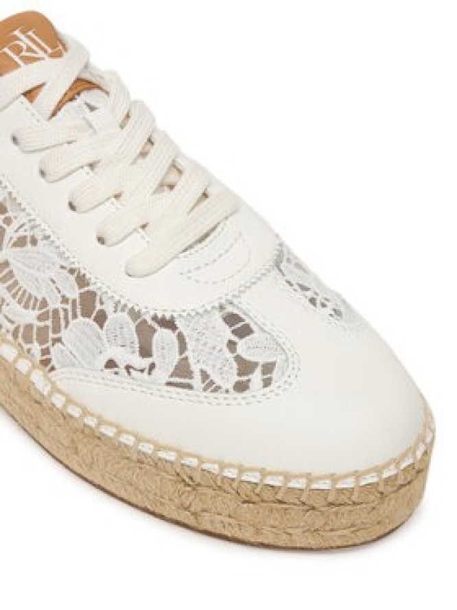 LAUREN RALPH LAUREN Espadryle 802P10496001 Biały