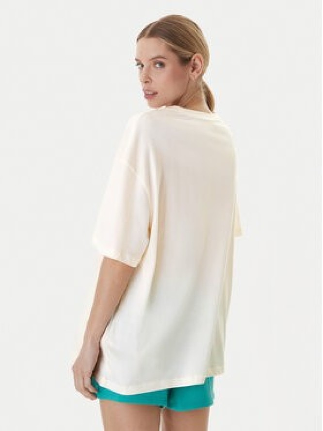 Roxy T-Shirt Hangloose Poster ERJZT06090 Beżowy jasny Loose Fit