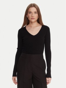 Kontatto Sweter 3M0818C Czarny Slim Fit