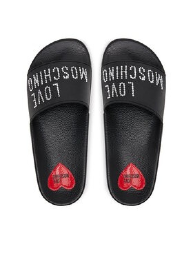 LOVE MOSCHINO Klapki JA28122G0MI13000 Czarny