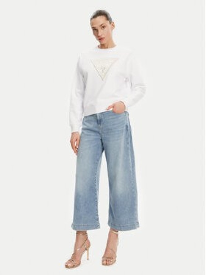 Guess Jeansy W5GA2E D5O90 Niebieski Wide Leg