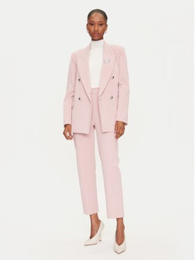 Maryley Marynarka 25EB282/14RS Różowy Regular Fit