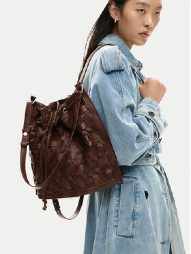 Desigual Plecak 26SAKP14 Brązowy