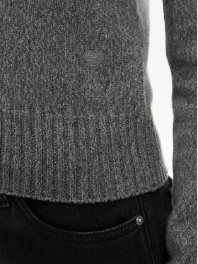 AMI Paris Kardigan FKC127.005 Szary Regular Fit