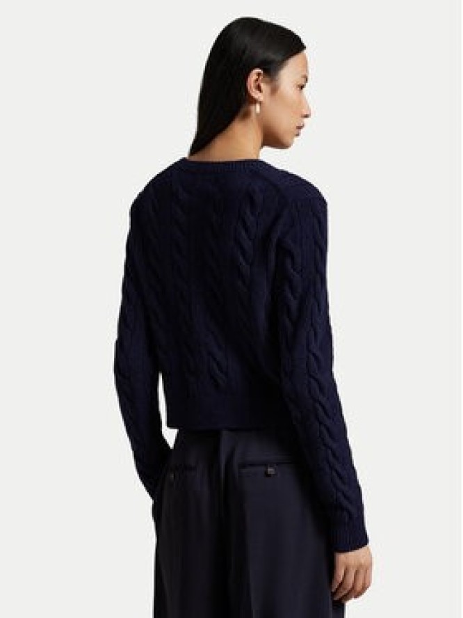 Polo Ralph Lauren Kardigan 211978312501 Granatowy Regular Fit