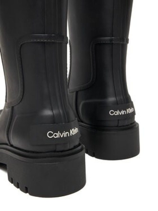 Calvin Klein Jeans Kalosze Mid Rainboot YW0YW02004 Czarny