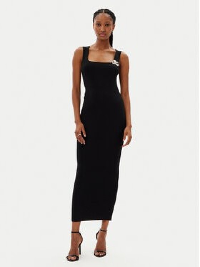 Kontatto Sukienka koktajlowa 3M0553C Czarny Slim Fit