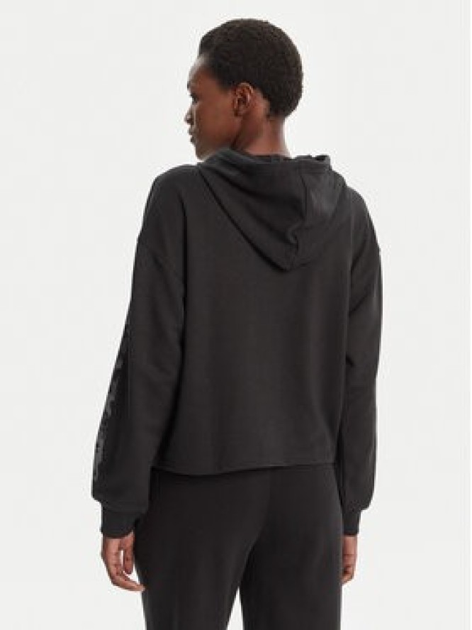 adidas Bluza Animal Print 3-Stripes JM1862 Czarny Loose Fit