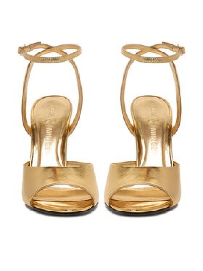 Eva Minge Sandały EO-FLORA-LT1605-6 Złoty