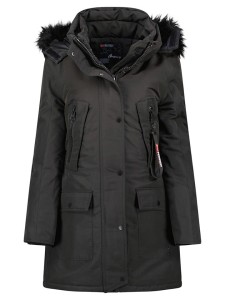 Geographical Norway Parka "Corta" w kolorze czarnym rozmiar: M