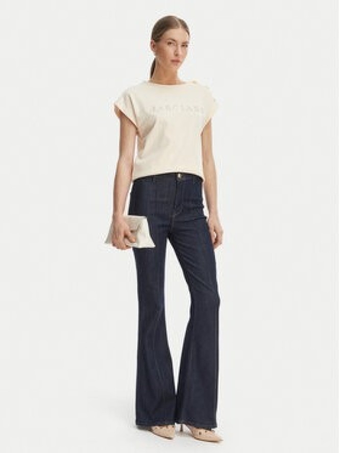 Marciano Guess T-Shirt G6GI04 K3505 Écru Regular Fit