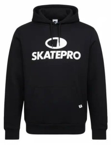 Odzież Bluza sportowa unisex SkatePro Bluza z kapturem - L - New Black