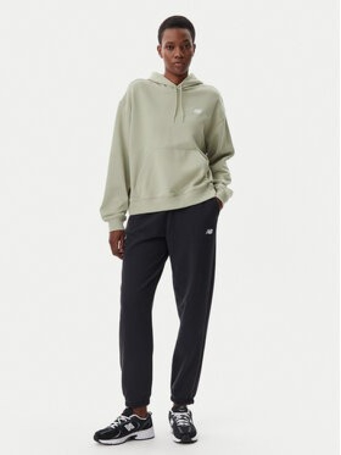 New Balance Bluza WT41507 Zielony Relaxed Fit