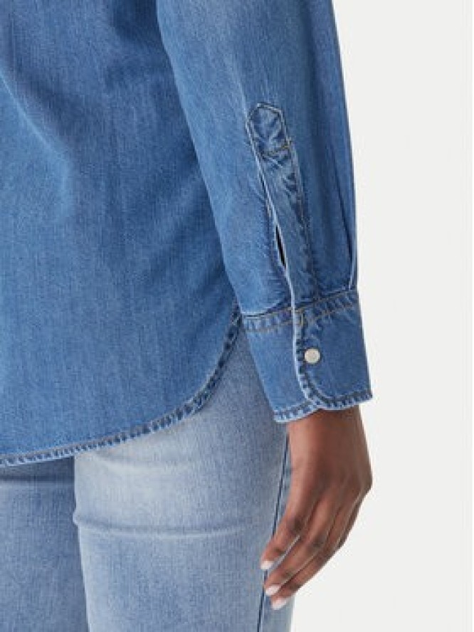 Liu Jo Koszula jeansowa UA6339 D4851 Granatowy Regular Fit