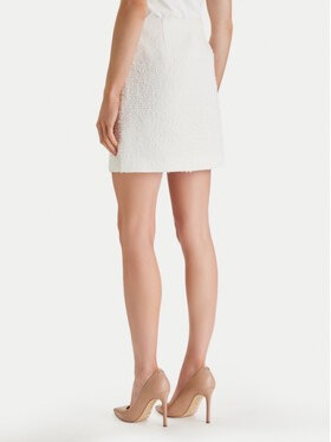 Guess Spódnica mini W6RD56 WJ632 Écru Regular Fit