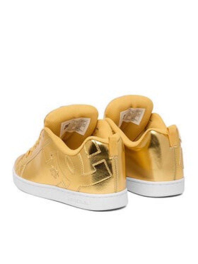 DC Shoes Sneakersy EO-COURT GRAFFIK DC01662116 Złoty