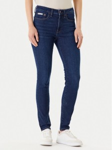 Calvin Klein Jeans Jeansy LV047B772G Granatowy Skinny Fit