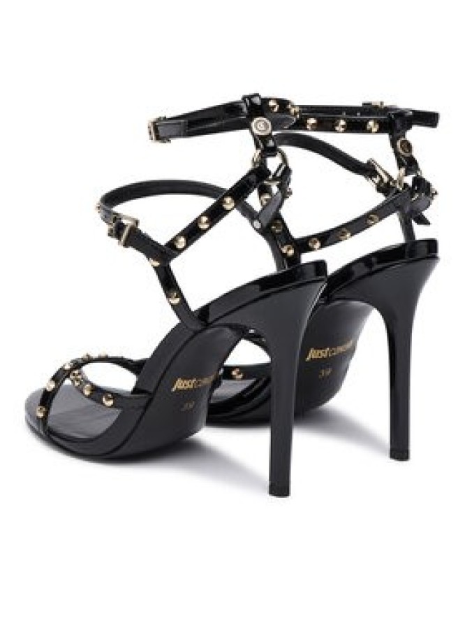 Just Cavalli Sandały 79RA3S20 ZSD52 Czarny