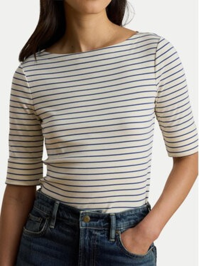 LAUREN RALPH LAUREN Bluzka Judy 200P13919005 Kremowy Regular Fit