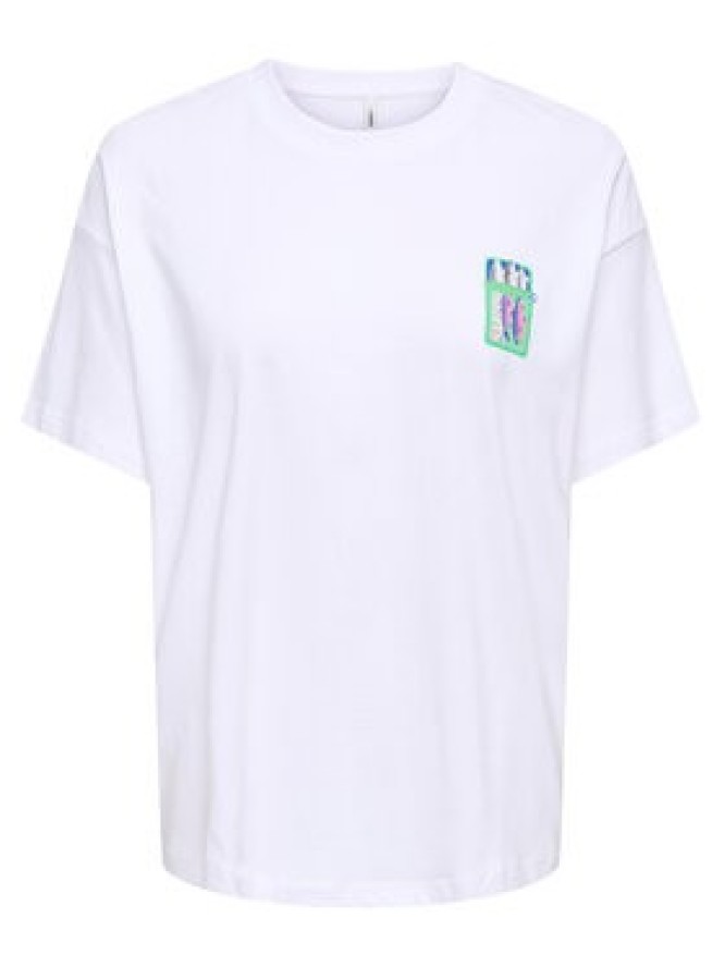 ONLY T-Shirt Vivvi 15346761 Żółty jasny Regular Fit