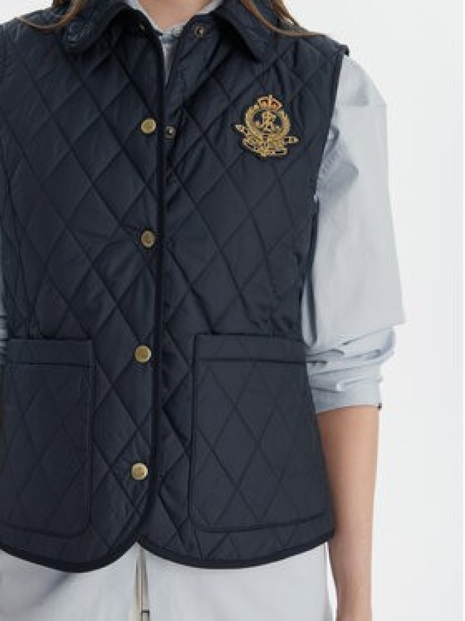 LAUREN RALPH LAUREN Kamizelka 297P10887001 Granatowy Regular Fit