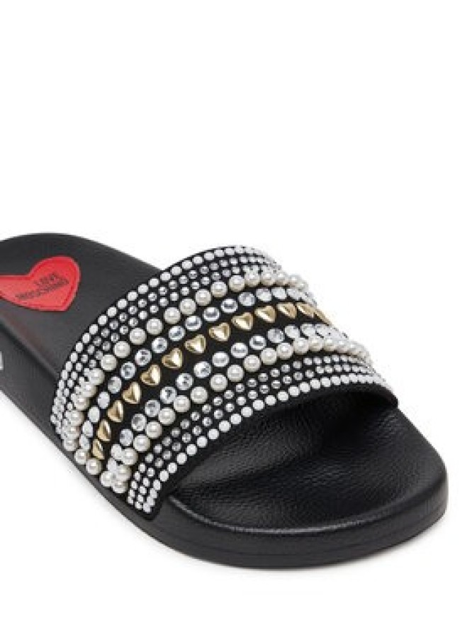 LOVE MOSCHINO Klapki JA28352G0MJAA000 Czarny