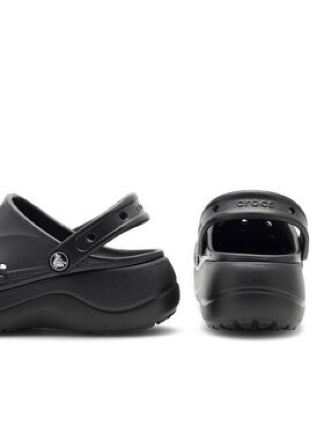 Crocs Klapki BAYA PLATFORM CLOG 208186-001 Czarny