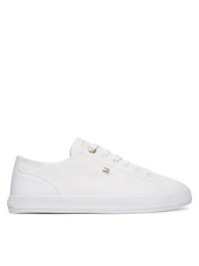 Tommy Hilfiger Tenisówki Th Foxing Sneaker Canvas FW0FW09170 Biały