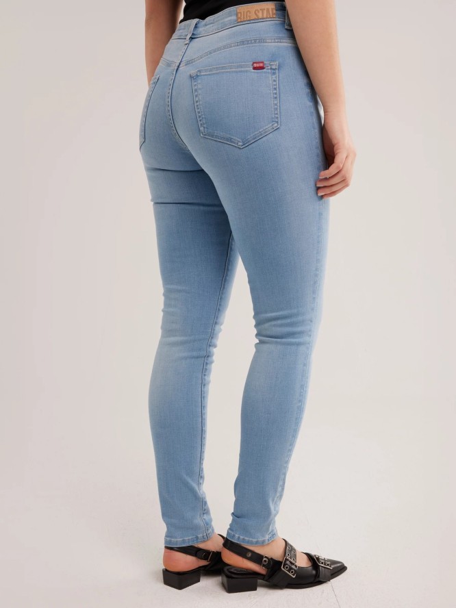 Jeansy damskie skinny jasnoniebieskie Adela 105