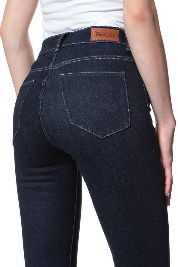 WRANGLER HIGH RISE SKINNY RINSEWASH W27HLU023 112128102