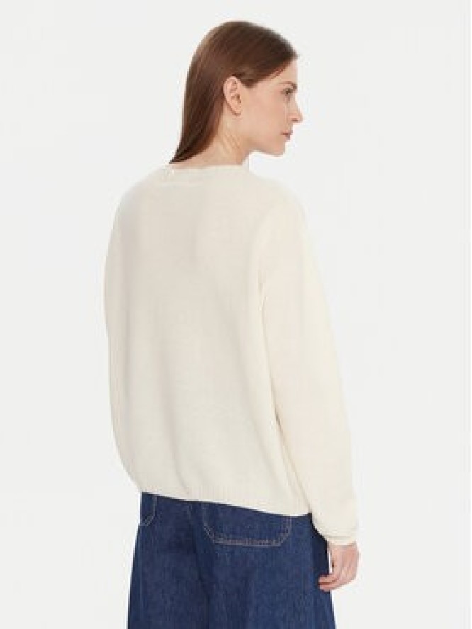 Kontatto Kardigan 3M0978C Écru Relaxed Fit