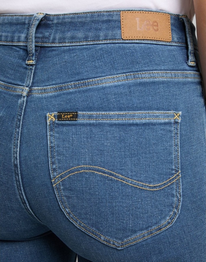 LEE SCARLETT HIGH DAMSKIE SPODNIE JEANSOWE JEANSY MID MADISON L626QDDM 112140398