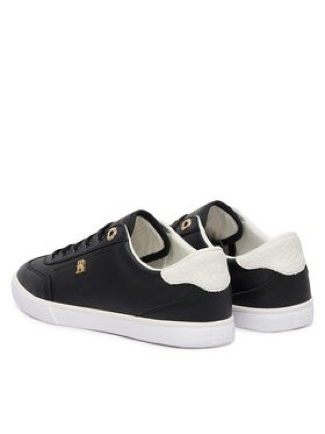 Tommy Hilfiger Sneakersy Th Chic Low Profile Vulc FW0FW09104 Czarny