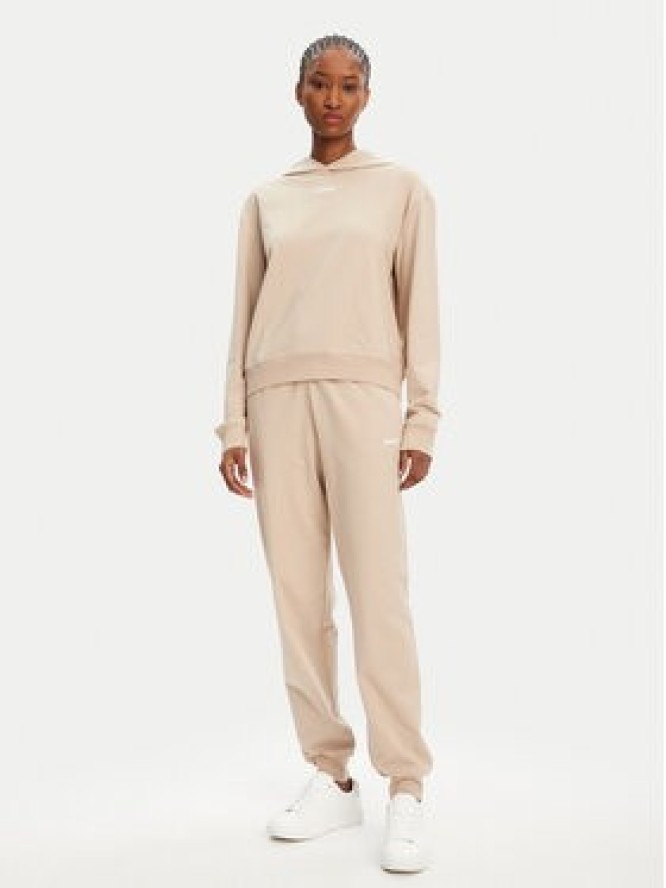 HUGO Spodnie dresowe 50490578 Beżowy Regular Fit