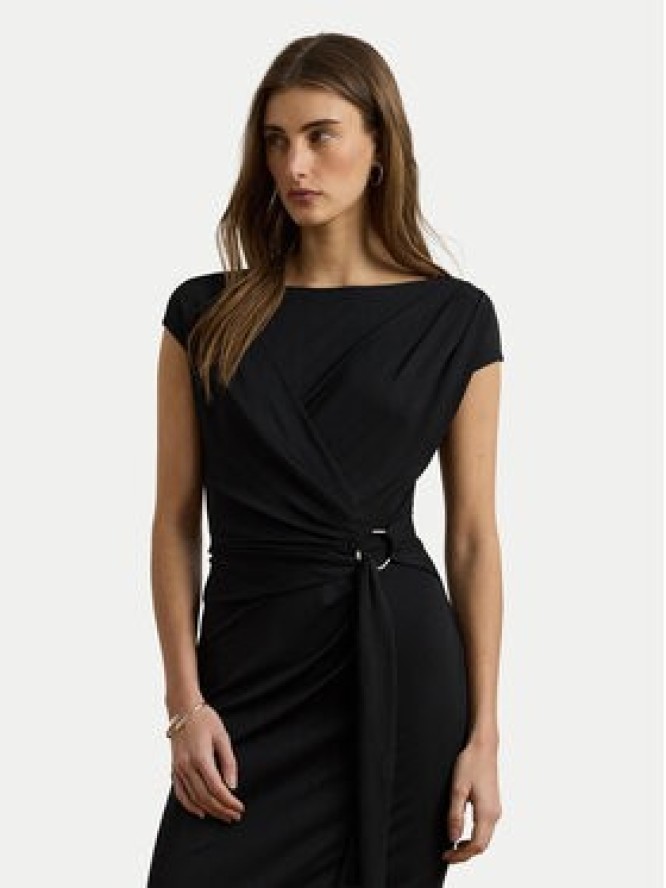 LAUREN RALPH LAUREN Sukienka koktajlowa 200973601001 Czarny Slim Fit