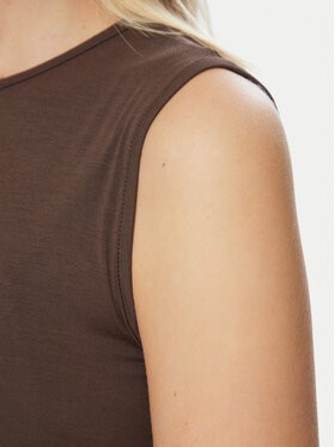 Guess Top W6YP17 K3881 Brązowy Regular Fit
