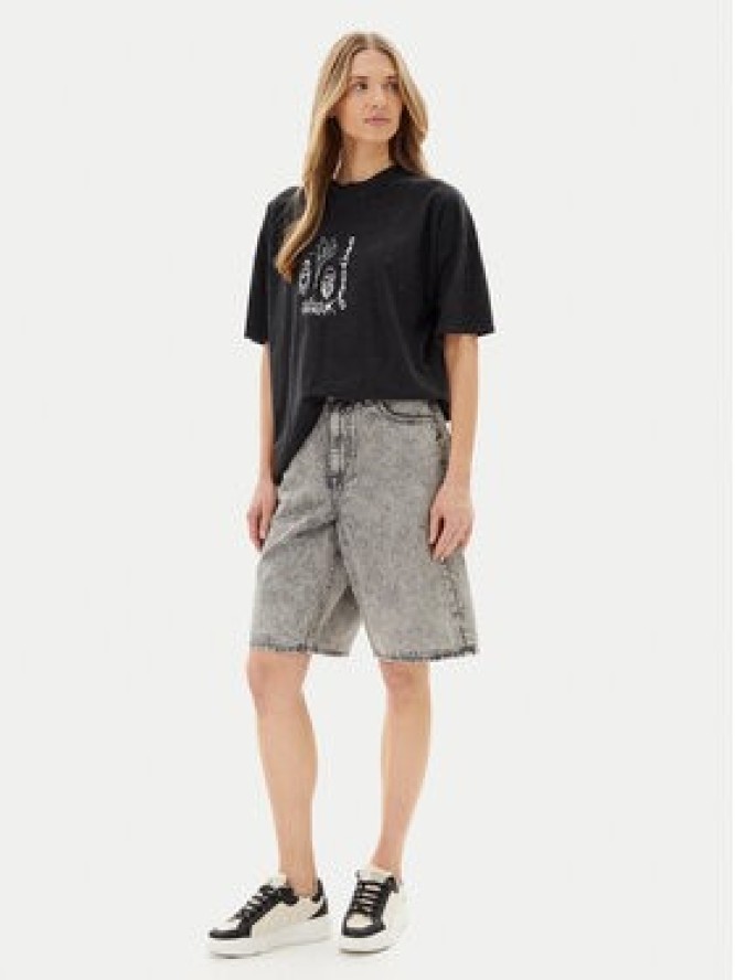 Volcom T-Shirt Voltrip B3512508 Czarny Oversize