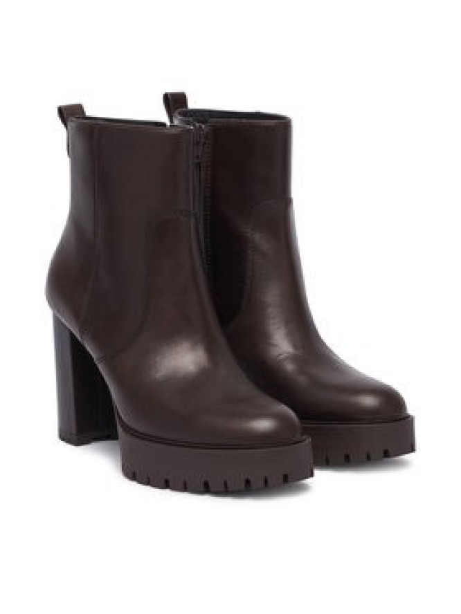 PINKO Botki Clara 01 SD0577P001 Brązowy