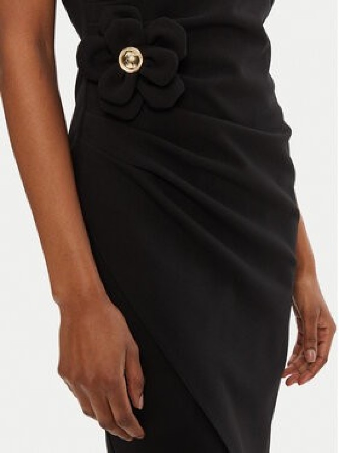 Rinascimento Sukienka koktajlowa CFC0122878003 Czarny Regular Fit