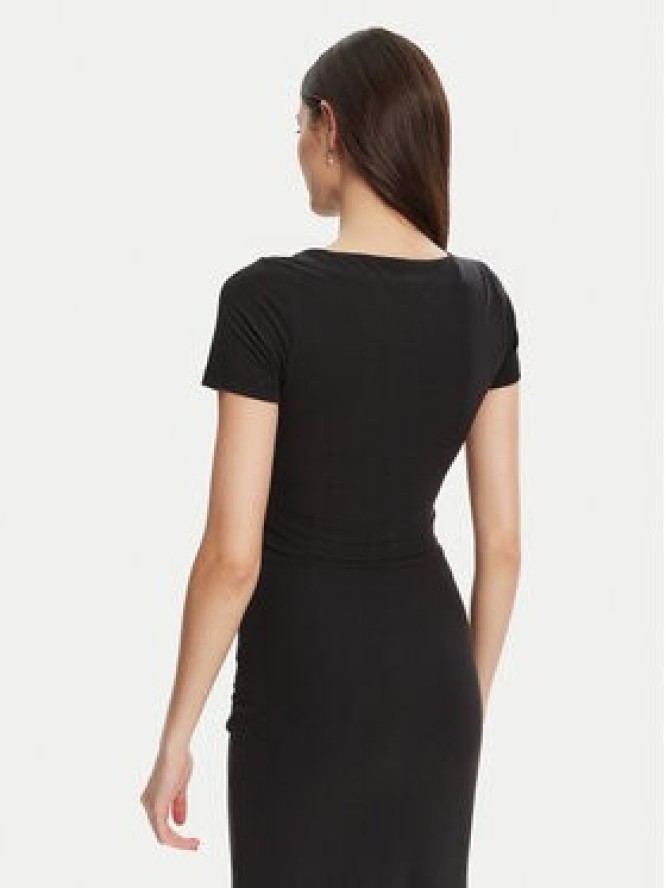 Guess T-Shirt W5YP14 KAQL2 Czarny Regular Fit