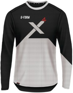 G-FORM Pro-X4 koszulka długi rękaw S czarno-biała