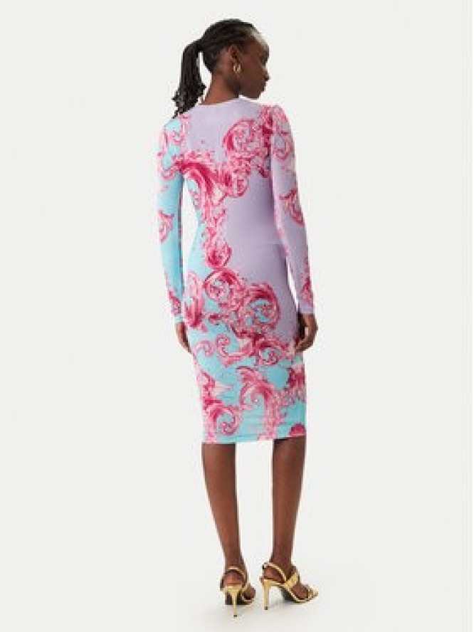 Versace Jeans Couture Sukienka codzienna 80HAO9P0 JS547 Kolorowy Slim Fit