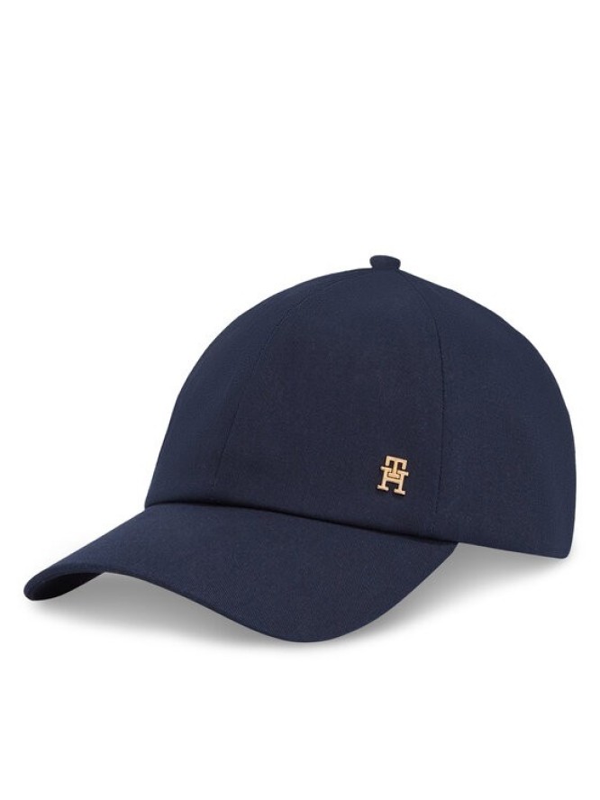 Tommy Hilfiger Czapka z daszkiem Elevated Chic Soft Cap AW0AW17138 Niebieski