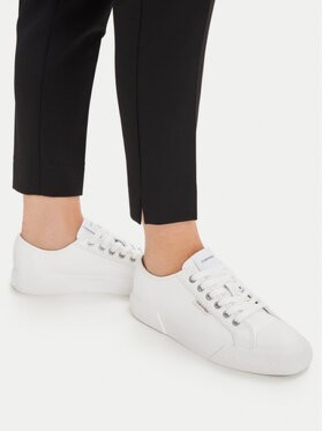 Calvin Klein Trampki Vulc Lace Up Low Lth HW0HW03077 Biały