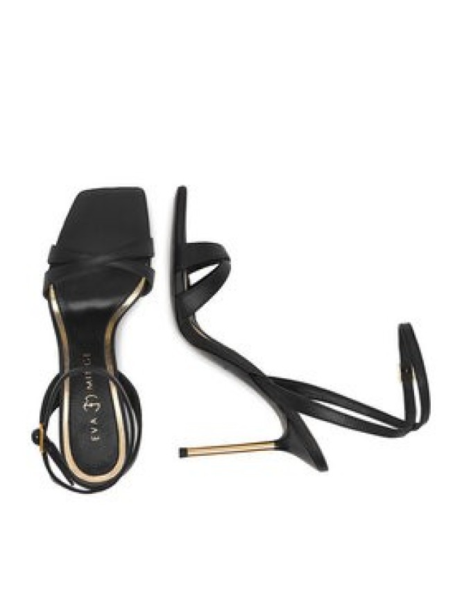 Eva Minge Sandały EO-ERIN-LT2409-1 Czarny